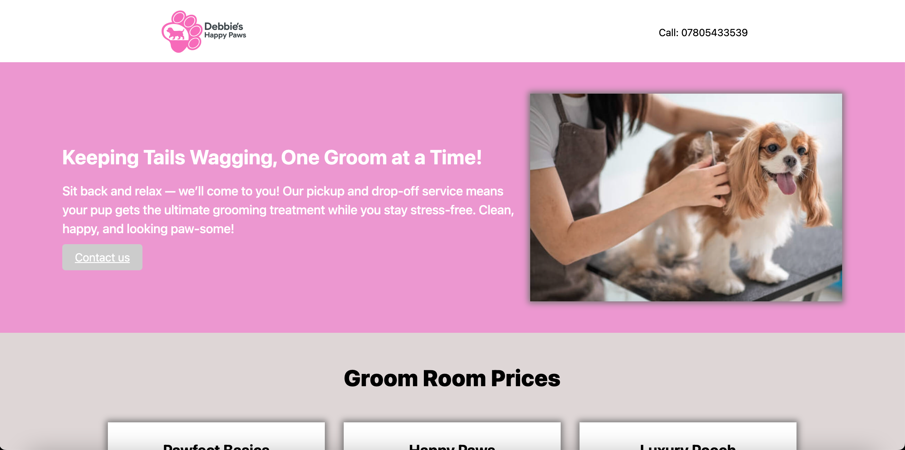 debbies happy paws site